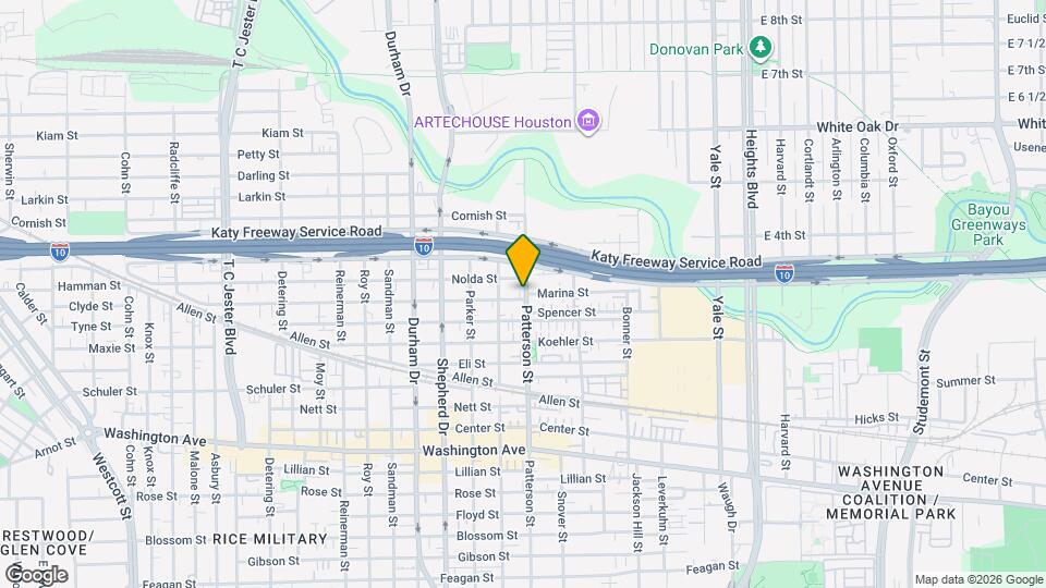 1703 Patterson St Map and Location Details