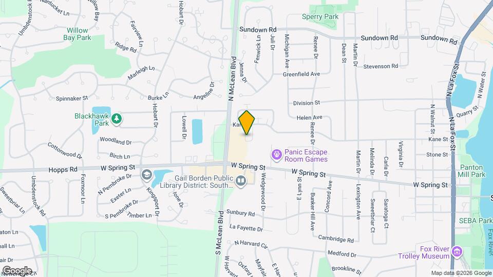 1109 Kane St Map and Location Details