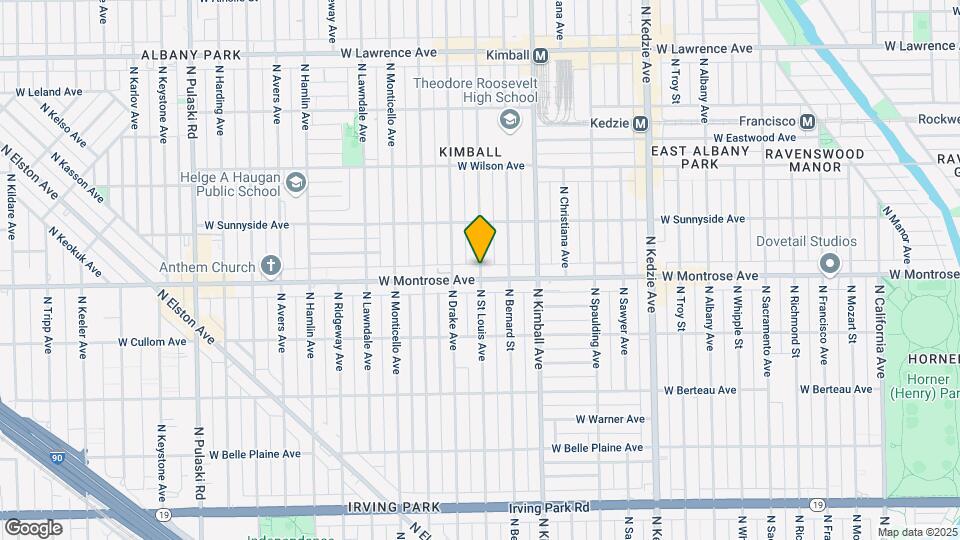 4420 N Saint Louis Ave, Unit 1A Map and Location Details