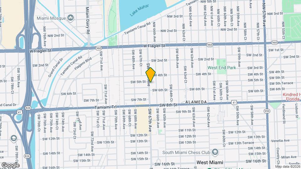 501 SW 67th Ave Map and Location Details