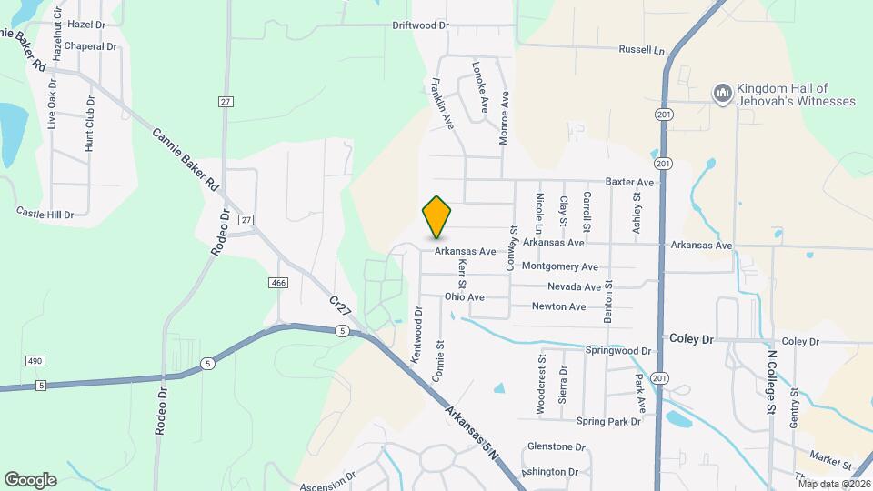 812 Arkansas Ave Map and Location Details