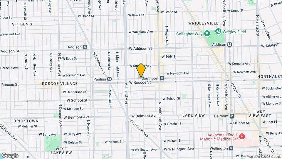 3408 N Greenview Ave Map and Location Details