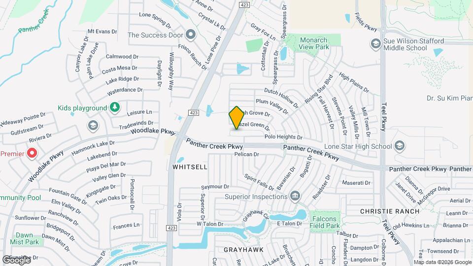 1218 Polo Heights Dr Map and Location Details