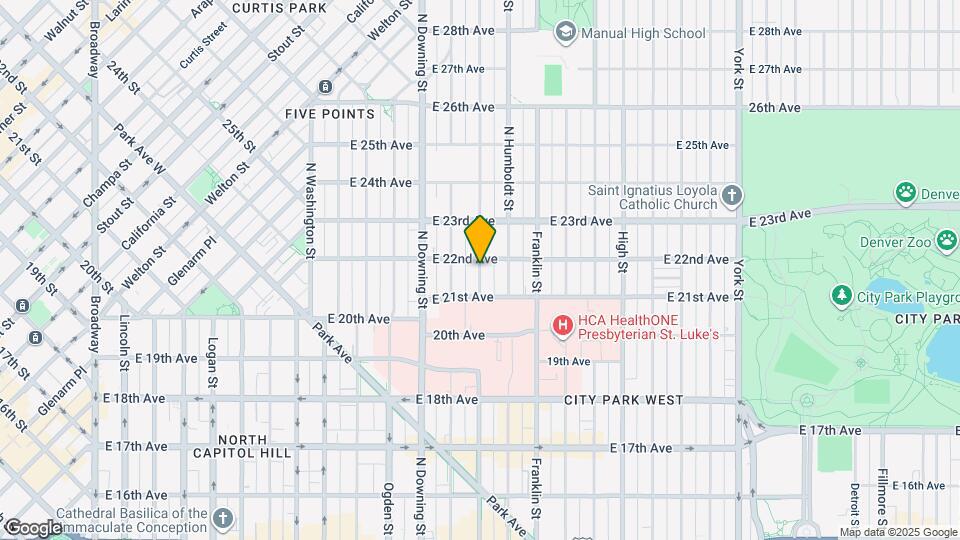 2145 Lafayette St Map and Location Details