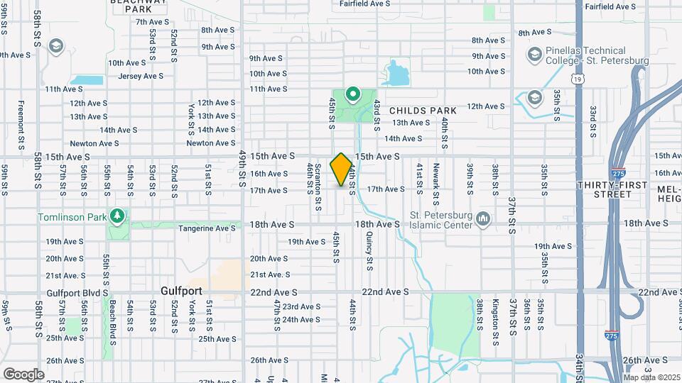 1700 45th St S Map and Location Details
