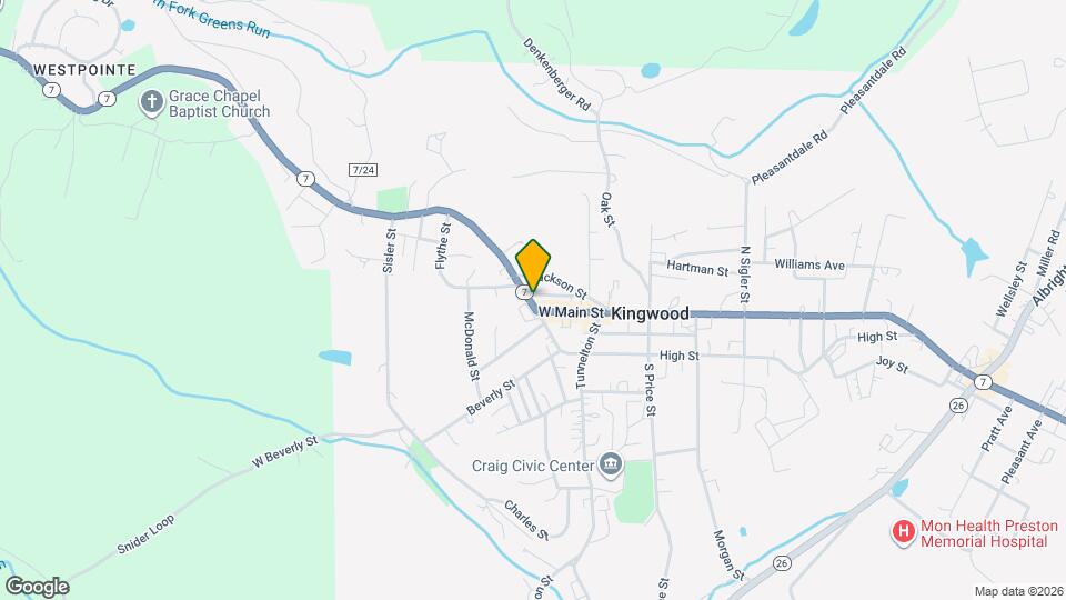 200 St Rentals in Kingwood, WV