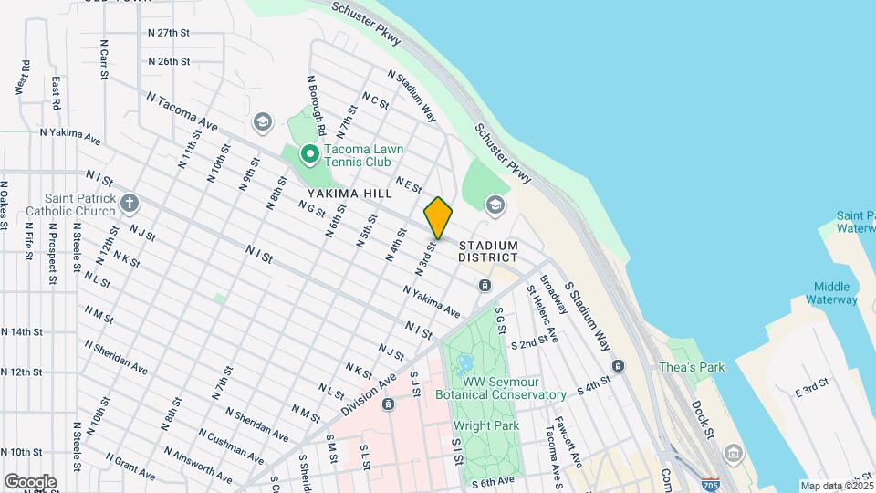 604 N 3rd St Map and Location Details