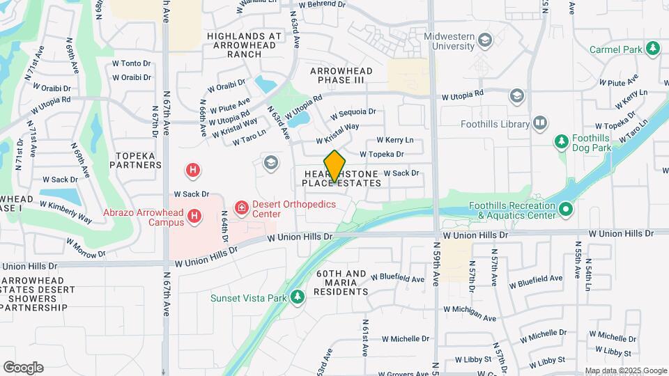 6132 W Morrow Dr Map and Location Details
