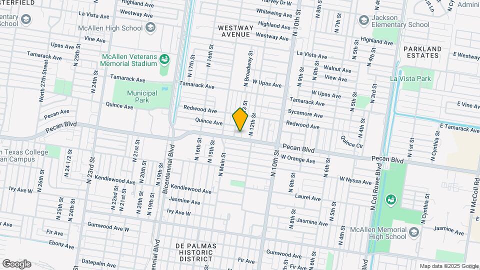 1210 Pecan Blvd Map and Location Details
