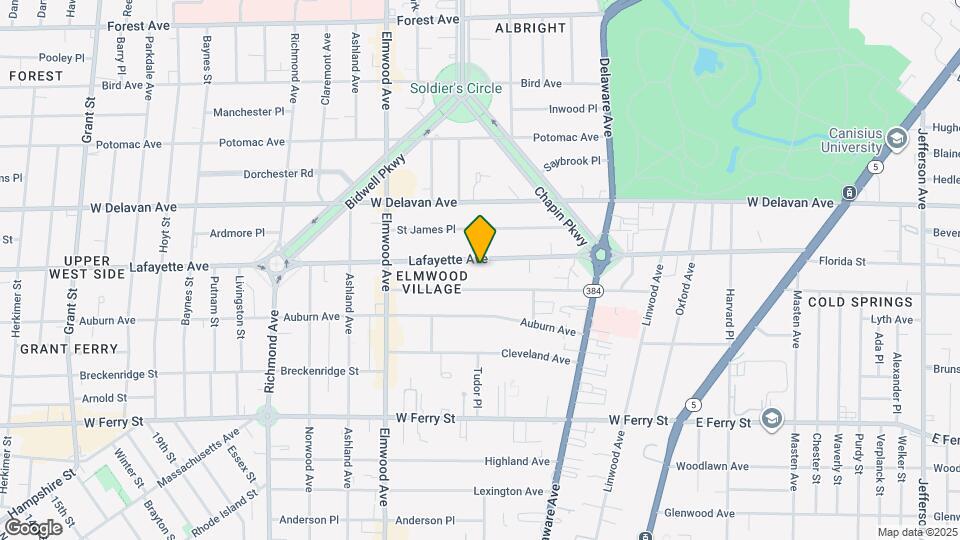 685 Lafayette Ave Map and Location Details