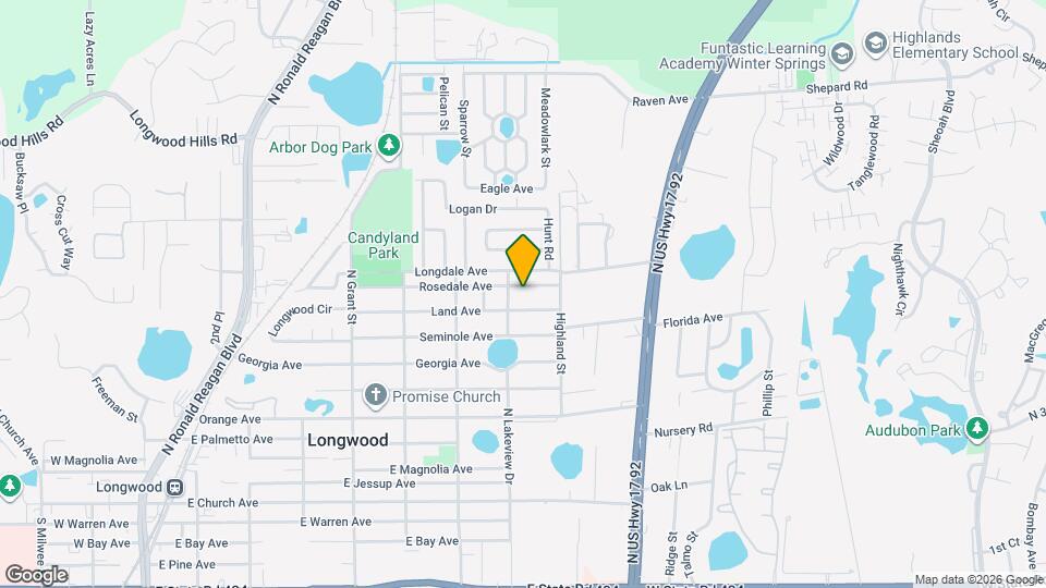 818 Rosedale Ave Map and Location Details