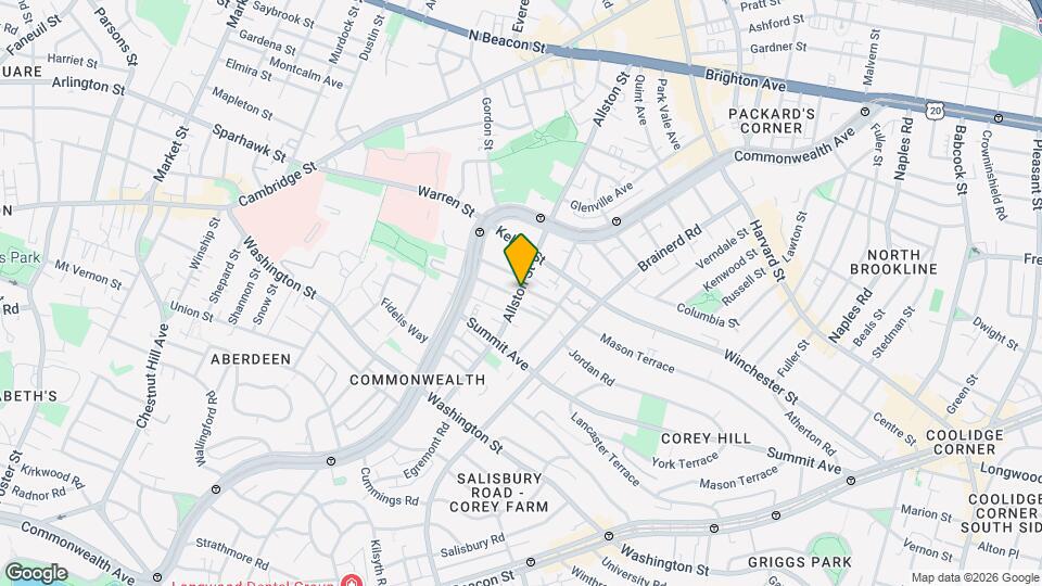 24 Allston St Map and Location Details