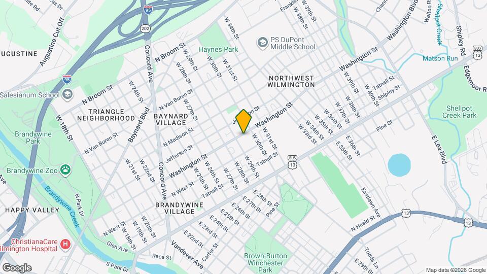 2920 Washington St Mapa y Detalles de la Ubicación