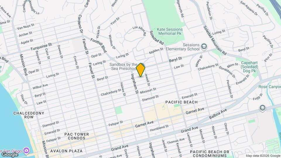 1641 Law St Map and Location Details
