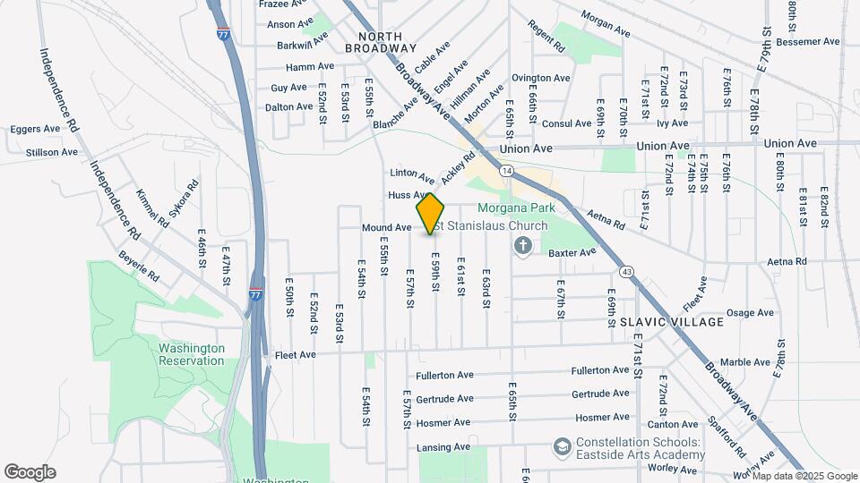 3616 E 59th St Map and Location Details