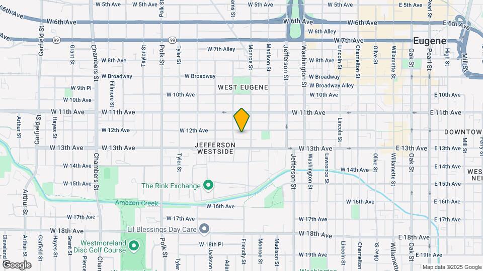 850 W 12th Ave Map and Location Details