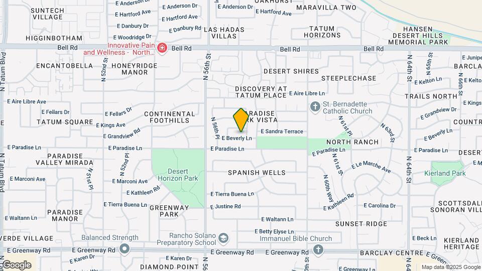 5672 E Beverly Ln Map and Location Details