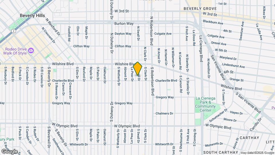 149 S Swall Dr Map and Location Details