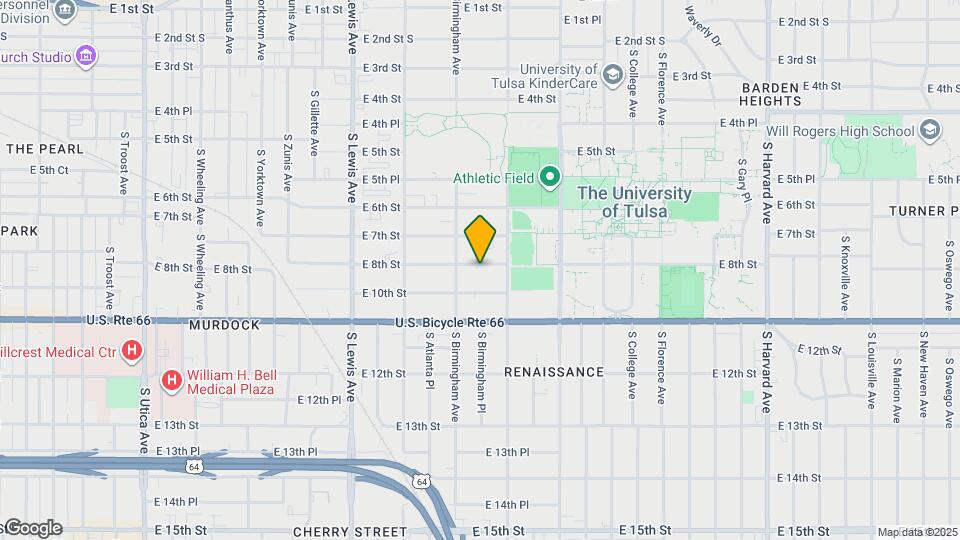 2622 E 8th St Map and Location Details