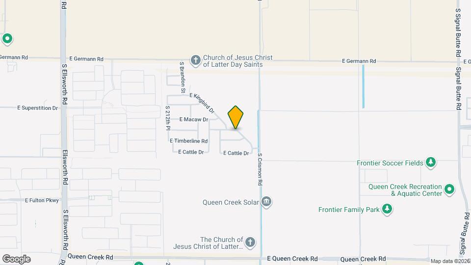 21513 E Sparrow Dr Map and Location Details