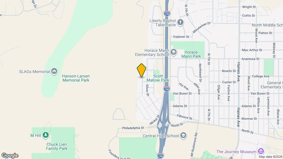 1614 Custer St Mapa y Detalles de la Ubicación