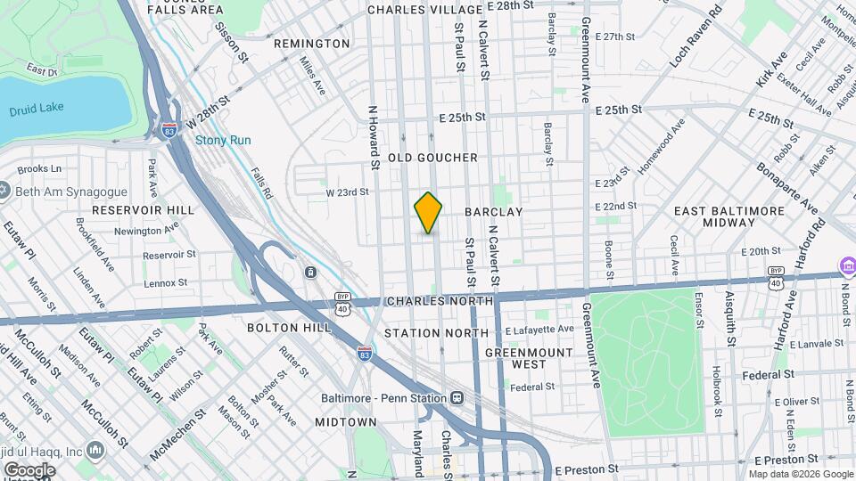 2 W 21st St Map and Location Details