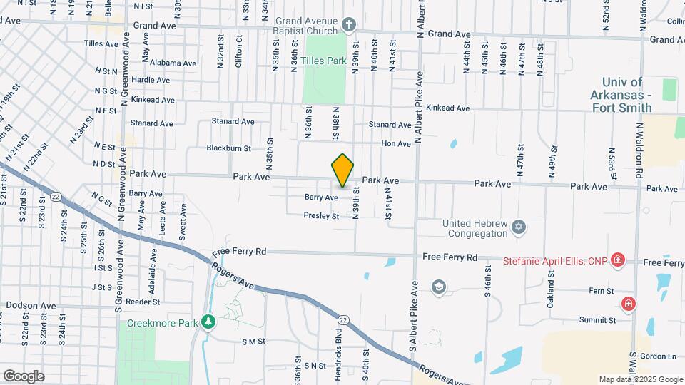 3815 Barry Ave Map and Location Details