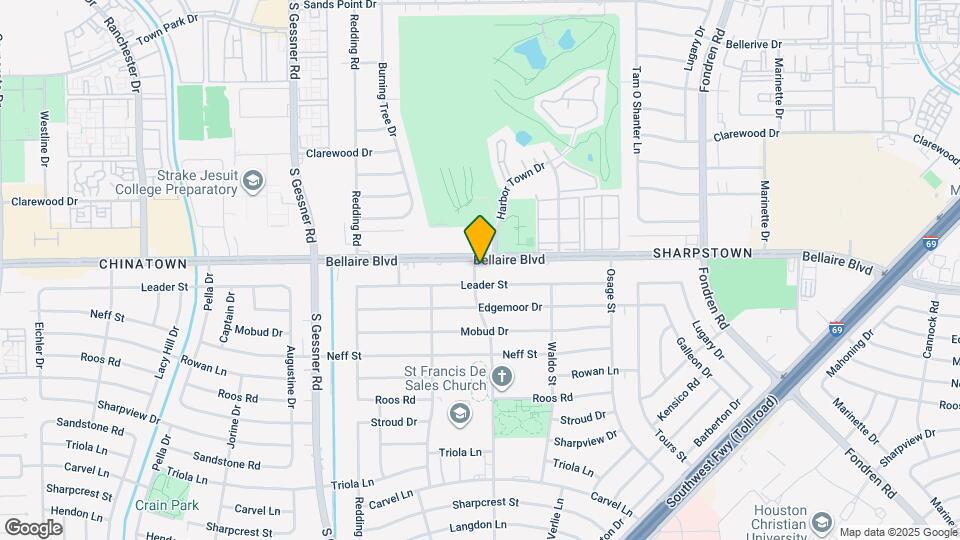 8223 Bellaire Blvd Map and Location Details