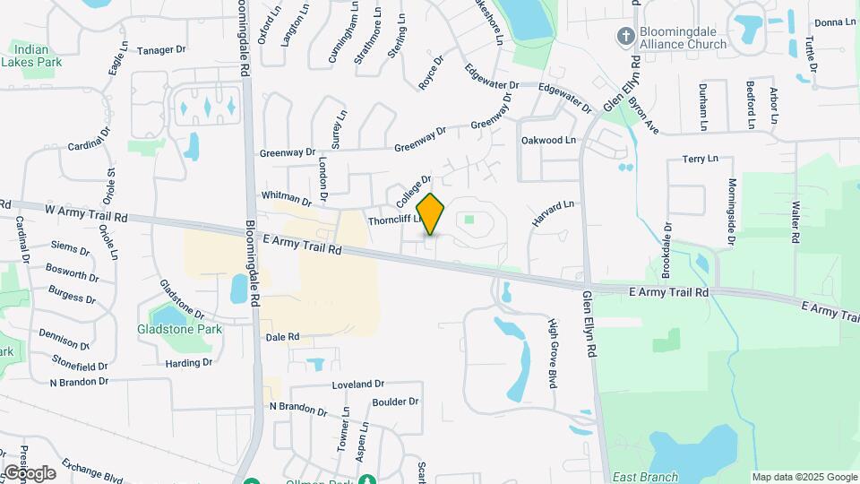 2121 Pepperwood Ln Map and Location Details