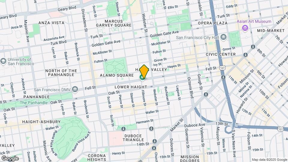 554 Fillmore St Mapa y Detalles de la Ubicación