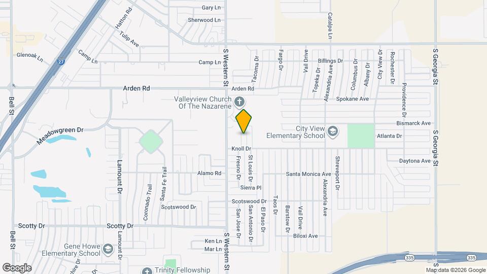 7614 Woodford Ave Map and Location Details