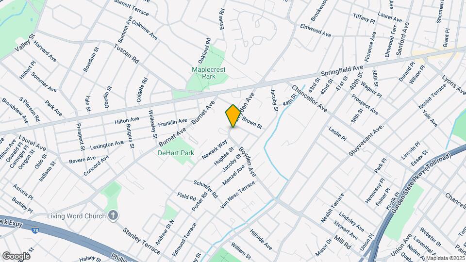 348 Boyden Ave, Unit 4 Map and Location Details