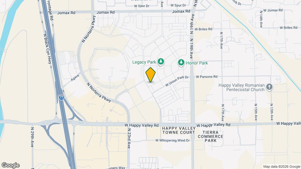 2052 W El Cortez Trl Map and Location Details