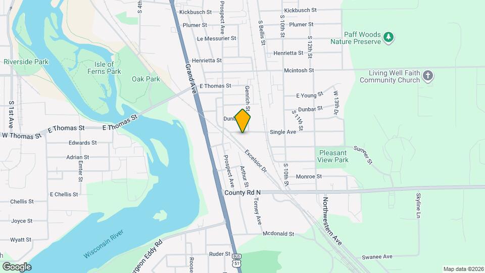 827 Single Ave Map and Location Details