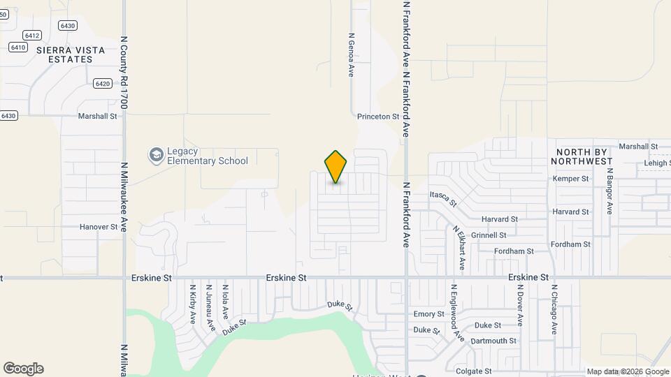 1104 N Granby Ave Map and Location Details