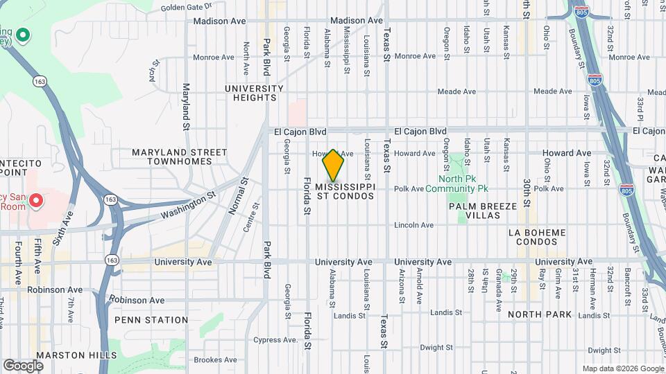 2110 Polk Ave Map and Location Details