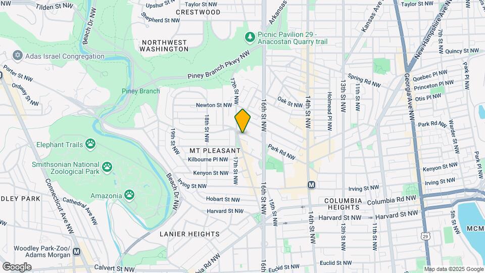 1660 Park Rd NW Mapa y Detalles de la Ubicación