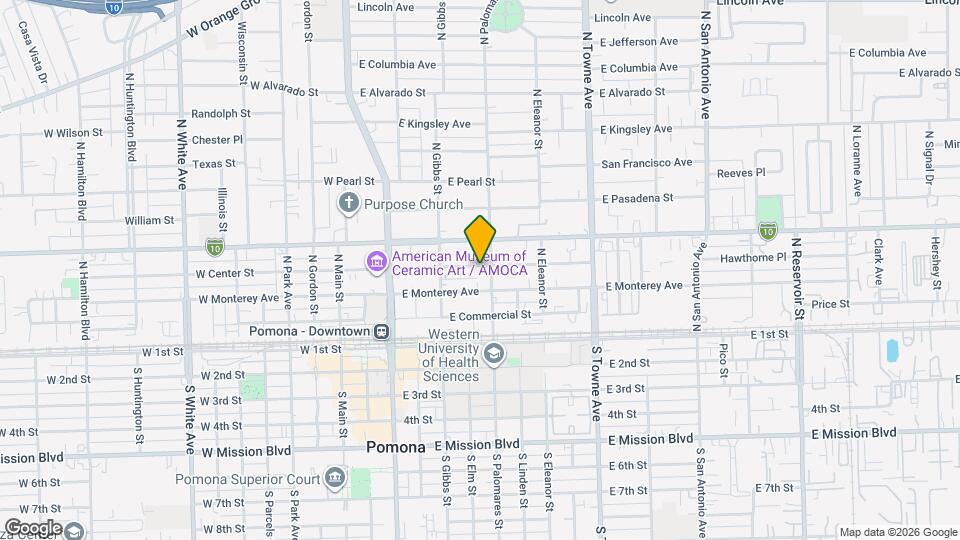 280 E Center St Map and Location Details