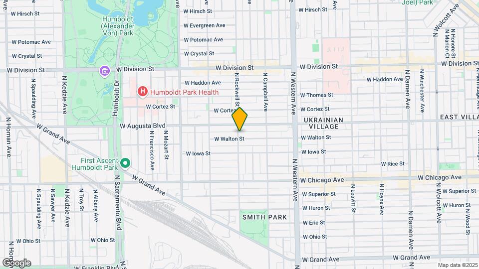 2558 W Walton St Map and Location Details