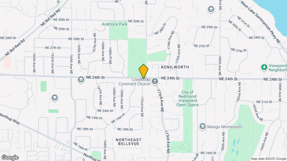 17128 NE 23rd Pl Map and Location Details