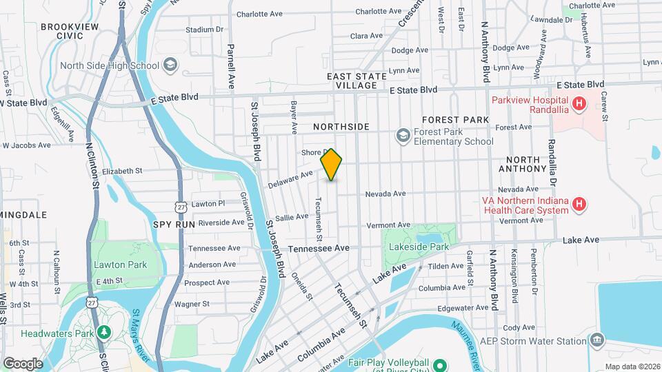 1815 Kentucky Ave Map and Location Details