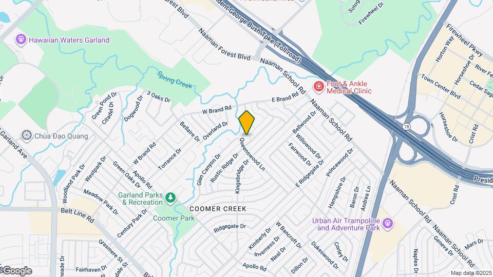 3614 Queenswood Ln Map and Location Details