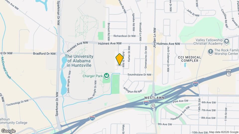 602 Austin Dr NW Map and Location Details