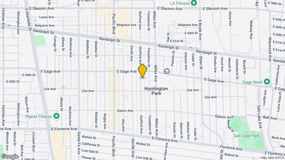 6432 Stafford Ave Map and Location Details
