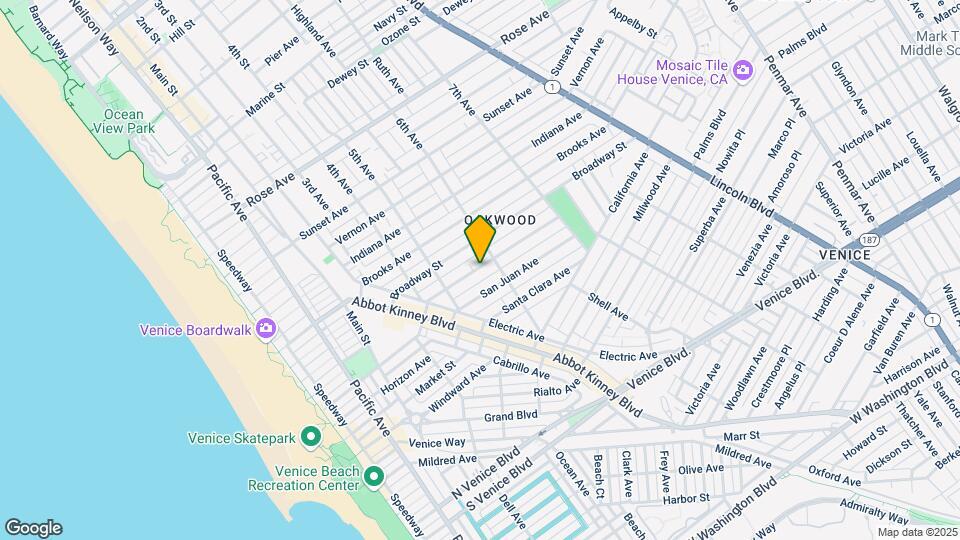 550 Westminster Ave Mapa y Detalles de la Ubicación
