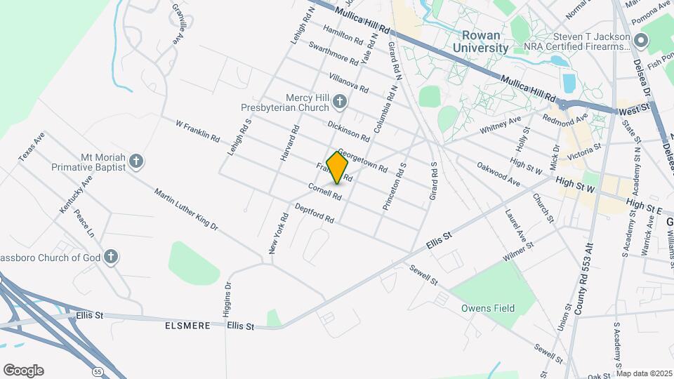 207 Cornell Rd Map and Location Details