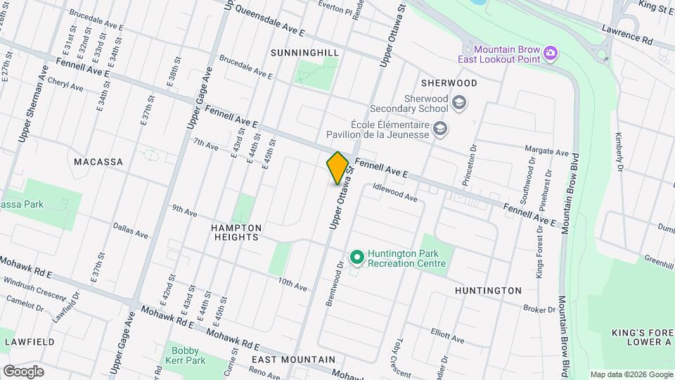 618 Upper Ottawa St Map and Location Details