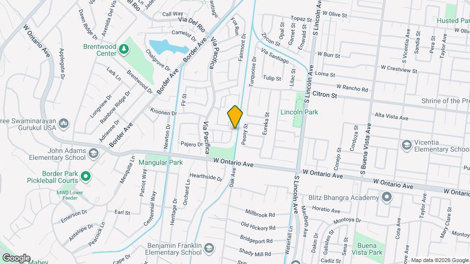 2025 Fairmont Dr Map and Location Details