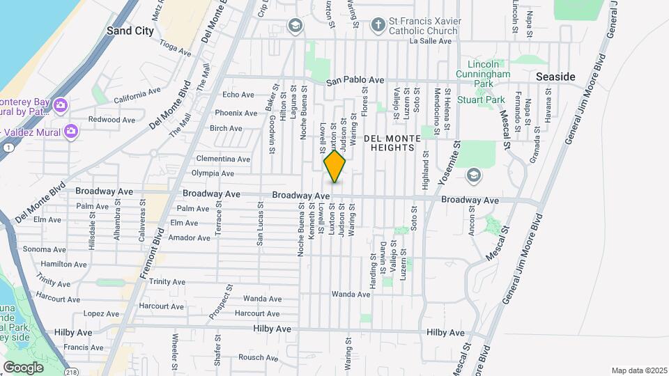 1608 Luxton St Map and Location Details