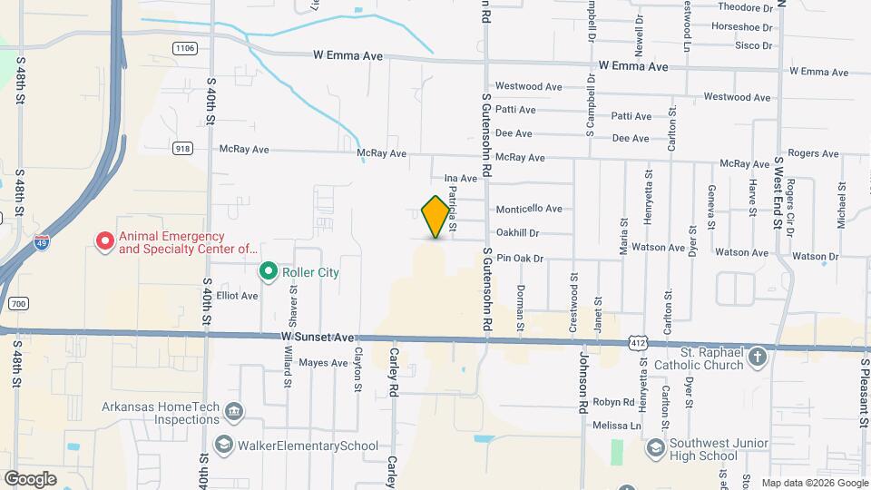 2305 Pin Oak Dr Map and Location Details